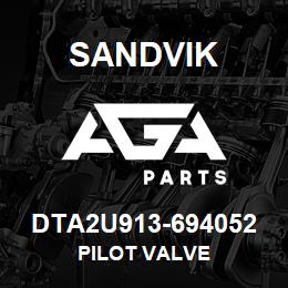 DTA2U913-694052 Sandvik PILOT VALVE | AGA Parts