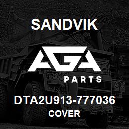 DTA2U913-777036 Sandvik COVER | AGA Parts