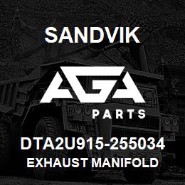 DTA2U915-255034 Sandvik EXHAUST MANIFOLD | AGA Parts