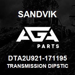 DTA2U921-171195 Sandvik TRANSMISSION DIPSTICK DECAL | AGA Parts