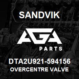 DTA2U921-594156 Sandvik OVERCENTRE VALVE | AGA Parts