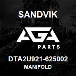 DTA2U921-625002 Sandvik MANIFOLD | AGA Parts