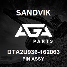 DTA2U936-162063 Sandvik PIN ASSY | AGA Parts