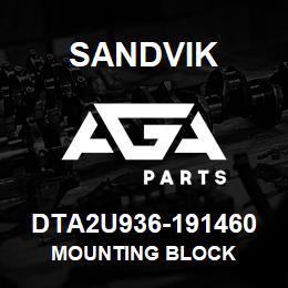 DTA2U936-191460 Sandvik MOUNTING BLOCK | AGA Parts