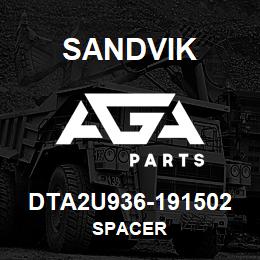 DTA2U936-191502 Sandvik SPACER | AGA Parts