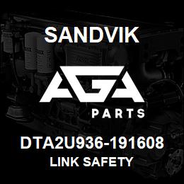 DTA2U936-191608 Sandvik LINK SAFETY | AGA Parts