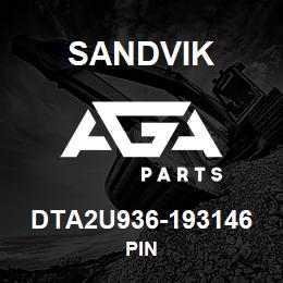 DTA2U936-193146 Sandvik PIN | AGA Parts