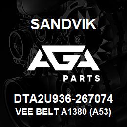 DTA2U936-267074 Sandvik VEE BELT A1380 (A53) | AGA Parts