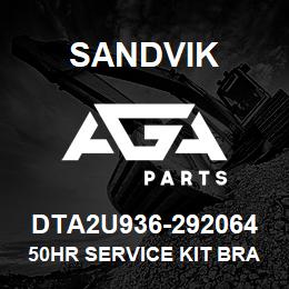 DTA2U936-292064 Sandvik 50HR SERVICE KIT BRAMBLES 936 | AGA Parts