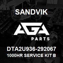 DTA2U936-292067 Sandvik 1000HR SERVICE KIT BRAMBLES 936 | AGA Parts