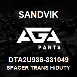 DTA2U936-331049 Sandvik SPACER TRANS H/DUTY | AGA Parts