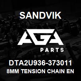 DTA2U936-373011 Sandvik 8MM TENSION CHAIN END SHACKLE D TYPE | AGA Parts