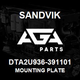 DTA2U936-391101 Sandvik MOUNTING PLATE | AGA Parts