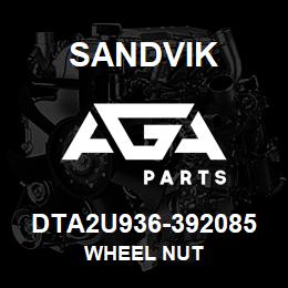 DTA2U936-392085 Sandvik WHEEL NUT | AGA Parts