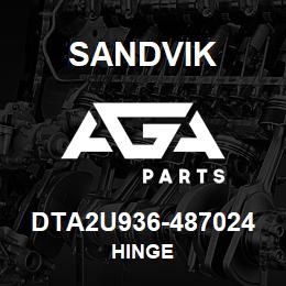 DTA2U936-487024 Sandvik HINGE | AGA Parts