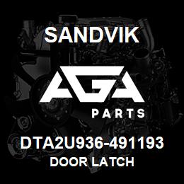 DTA2U936-491193 Sandvik DOOR LATCH | AGA Parts