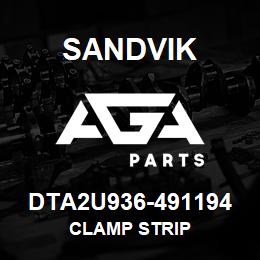 DTA2U936-491194 Sandvik CLAMP STRIP | AGA Parts