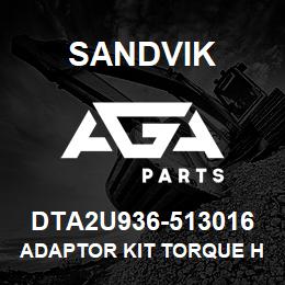 DTA2U936-513016 Sandvik ADAPTOR KIT TORQUE HUB TO HYDRAULIC | AGA Parts