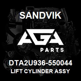 DTA2U936-550044 Sandvik LIFT CYLINDER ASSY | AGA Parts