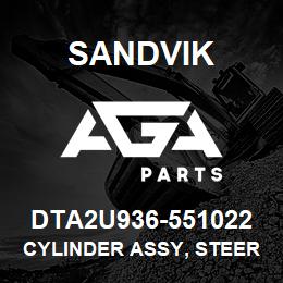 DTA2U936-551022 Sandvik CYLINDER ASSY, STEER 936 | AGA Parts