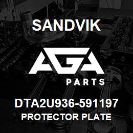 DTA2U936-591197 Sandvik PROTECTOR PLATE | AGA Parts