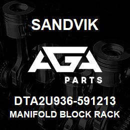 DTA2U936-591213 Sandvik MANIFOLD BLOCK RACK EJECT BU | AGA Parts