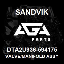 DTA2U936-594175 Sandvik VALVE/MANIFOLD ASSY | AGA Parts