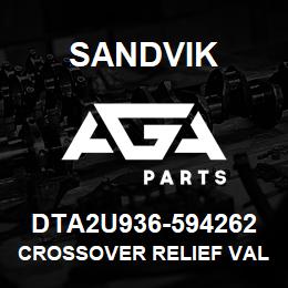 DTA2U936-594262 Sandvik CROSSOVER RELIEF VALVE | AGA Parts