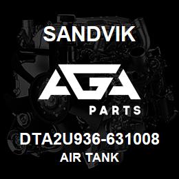 DTA2U936-631008 Sandvik AIR TANK | AGA Parts