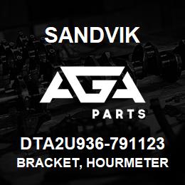 DTA2U936-791123 Sandvik BRACKET, HOURMETER | AGA Parts