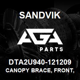 DTA2U940-121209 Sandvik CANOPY BRACE, FRONT, TS490 | AGA Parts