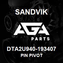 DTA2U940-193407 Sandvik PIN PIVOT | AGA Parts