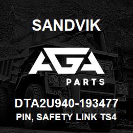 DTA2U940-193477 Sandvik PIN, SAFETY LINK TS490 | AGA Parts