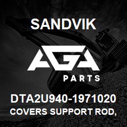 DTA2U940-1971020 Sandvik COVERS SUPPORT ROD, TS490 | AGA Parts