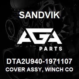 DTA2U940-1971107 Sandvik COVER ASSY, WINCH COVER TS490 | AGA Parts