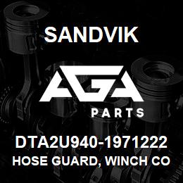 DTA2U940-1971222 Sandvik HOSE GUARD, WINCH COVER TS490 | AGA Parts