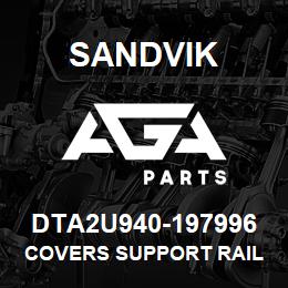 DTA2U940-197996 Sandvik COVERS SUPPORT RAIL DS TS490 | AGA Parts