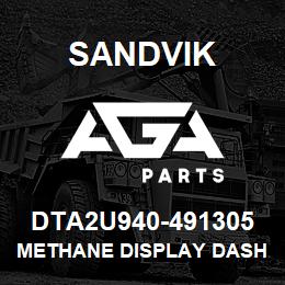 DTA2U940-491305 Sandvik METHANE DISPLAY DASH COVER TS490 | AGA Parts