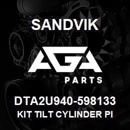 DTA2U940-598133 Sandvik KIT TILT CYLINDER PISTON SEAL | AGA Parts