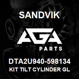 DTA2U940-598134 Sandvik KIT TILT CYLINDER GLAND SEAL | AGA Parts