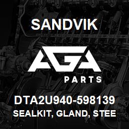 DTA2U940-598139 Sandvik SEALKIT, GLAND, STEERING CYLINDER | AGA Parts