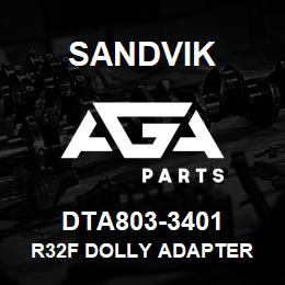 DTA803-3401 Sandvik R32F DOLLY ADAPTER | AGA Parts