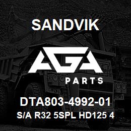 DTA803-4992-01 Sandvik S/A R32 5SPL HD125 430MM | AGA Parts