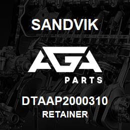 DTAAP2000310 Sandvik RETAINER | AGA Parts