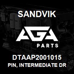 DTAAP2001015 Sandvik PIN, INTERMEDIATE DRILL GUIDE ASSY | AGA Parts