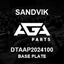 DTAAP2024100 Sandvik BASE PLATE | AGA Parts