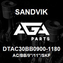 DTAC30BB0900-1180 Sandvik AC/BB/9"/11"/SKF | AGA Parts