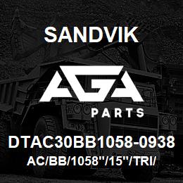 DTAC30BB1058-0938 Sandvik AC/BB/1058"/15"/TRI/PV351 | AGA Parts