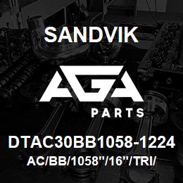 DTAC30BB1058-1224 Sandvik AC/BB/1058"/16"/TRI/B49R | AGA Parts