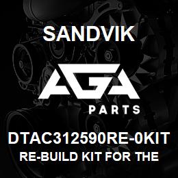 DTAC312590RE-0KIT Sandvik RE-BUILD KIT FOR THE MODEL I2590 | AGA Parts